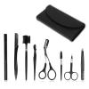 GLOGLOW Eyebrow Kit, 8 in 1 Eyebrow Grooming Kit Dermaplaning Tool for Women Men view 1