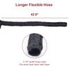 Ingeware Bonnet Hair Dryer Attachment for Women: Extra Large Adjustable Deep Conditioning Cap Drying Heat Cap for Natural Curly Hair, Home Use (Black) view 3