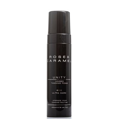 Rose & Caramel Unity Unisex Bronze Self Tanner Mousse Ultra Dark 6.76 Fl Oz (200ml)