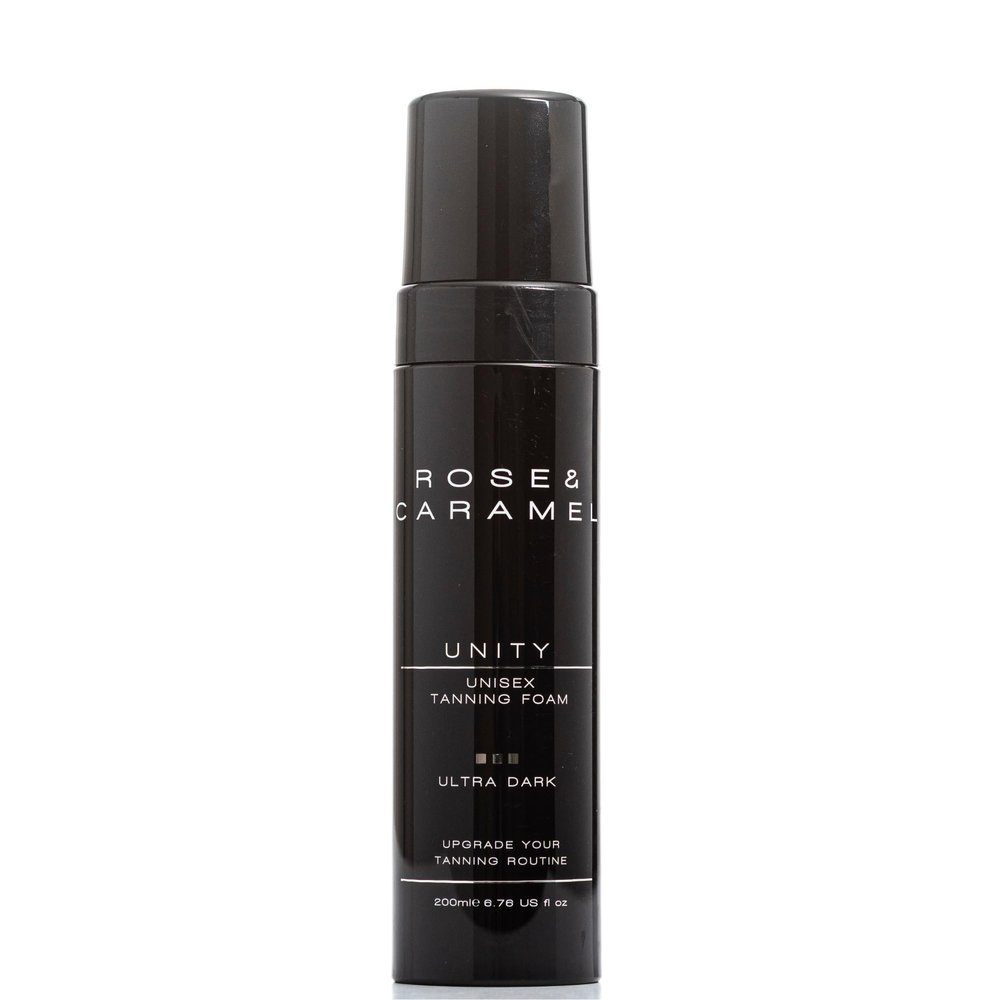 Rose & Caramel Unity Unisex Bronze Self Tanner Mousse Ultra Dark 6.76 Fl Oz (200ml)