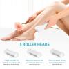 Callus Remover for Feet, Nicebirdie Electric Foot File Callus Removers Rechargeable Waterproof Pedicure Tools Foot Scrubber Shaver Feet Care Tool for Cracked Heels Dead Skin Green view 3