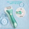 Callus Remover for Feet, Nicebirdie Electric Foot File Callus Removers Rechargeable Waterproof Pedicure Tools Foot Scrubber Shaver Feet Care Tool for Cracked Heels Dead Skin Green view 4