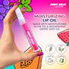 Blossom Lip Gloss Juicy Jelly Moisturizing Fruit Flavored Nourishing High Shine Lip Oil with Doe Foot Wand Applicator, 0.09oz, Strawberry view 3