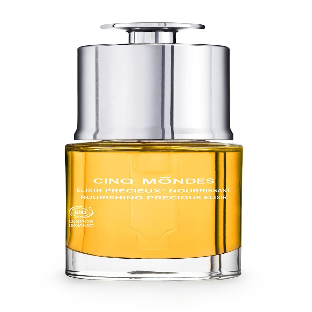CINQ MONDES Nourishing Precious Elixir Facial Oil 0.50 fl oz - With Argan Oil And Plant Super Oils To Deeply Rehydrate Very Dry Skin - With Natural Essential Fatty Acids