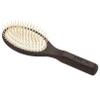 Ibiza Hair Oval Detangling Brush with Natural Wooden Pins (CX1) | Stimulates Scalp & Reduces Drying Time | Carbonized Wood for Durability & Lightweight | Hypoallergenic view 1