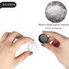 50PCS 3 Gram Sample Containers & 50PCS 5 Gram Sample Containers, Each Set Mini Sample Jars with 4PCS Mini Spatulas, Small Cosmetic Containers with Lids (Black Lid) view 3
