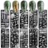 SILPECWEE 10 Pieces Nail Stamping Plate Abstract Nail Stamps Flower Geometry Snake Lace Nail Stencils Nail Art Stamping Kit Nail Design Stamp Nail Decoration for Acrylic Nails view 1