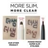 THESAEM Eco Soul Powerproof Super Slim Eyeliner - Smudge Proof Gel Eyeliner - Micro Precision Tip (2mm) - Highly Pigmented & Long-lasting Eye Makeup Glides on Smoothly, 0.1g (BR01 Thrill Brown) view 4