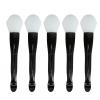 10 Piece Dual Sided Face Mask Brushes with Silicone Spoon & Soft Silicone Black Handle for Women, Girls, and Mud Mask Application view 2