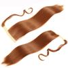 AABABUY Straight Ponytail Extension Magic Paste 22'' Long Wrap Around Ponytail Synthetic Hairpiece for Women (30#) view 2