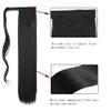 AABABUY Straight Ponytail Extension Magic Paste 22'' Long Wrap Around Ponytail Synthetic Hairpiece for Women (30#) view 3