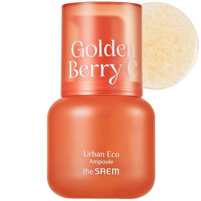 THESAEM Urban Eco Golden Berry C Ampoule - Face Vitamin Serum Peru Golden Berry Extract - Even Tone Complexion Blemish Care Hydrating - Vegan Korean Skincare for Dull Skin, 1.01 fl.oz.