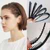 LAPOHI 10 pcs Non Slip Fashion Effortless Plastic Headbands with Teeth Skinny Hair Bands Combs for Women Men Teen Girls view 4