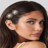 Brishow Gold Star Decorative Hair Pins Hair Clips Bobby Pins for Women view 2