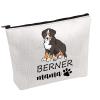 PWHAOO Bernese Mountain Dog Owner Cosmetic Bag Berner Mama Cosmetic Bag Bernese Dog Mom Gift (BERNER mama B) view 1