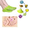 2 Pairs Moisturizing Socks, WalTok Gel Socks Soft Moisturizing Gel Socks, Gel Spa Socks for Repairing and Softening Dry Cracked Feet Skins, Gel Lining Infused with Essential Oils and Vitamins view 2