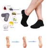 2 Pairs Short Moisturizing Socks, WalTok Cotton Spa Gel Moisture Socks Gel Inner Lining Infused with Essential Oils, Best for Repairing Softening Dry Cracked Feet Skins Overnight view 4