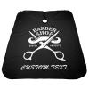 Custom Barber Cape Hairdresser Cape, Add Your Photo Text or Logo Personalized Salon Cape for Men, Customized Hair Cutting Cape for Home Salon Barbershop view 4