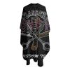 Custom Barber Cape - Add Your Photo, Text or Logo Personalized Salon Cape for Men, Customized Hair Cutting for Home Salon Barbershop view 3