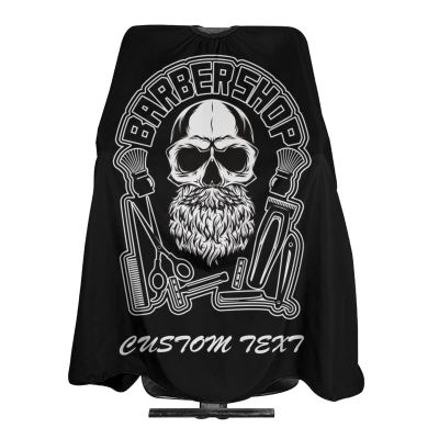 Custom Barber Cape - Add Your Photo, Text or Logo Personalized Salon Cape for Men, Customized Hair Cutting for Home Salon Barbershop