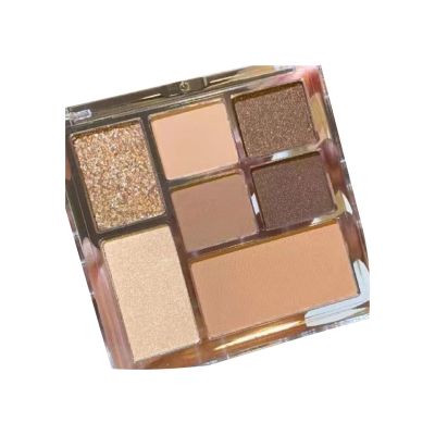7 Colors Makeup Eye Shadow - Smooth Fine &Flash Lasting &Transparent Shell Matte - Aesthetic Eye Makeup Eyeshadow Palette Warm Neutral Nudes Makeup Pallet for Dating Woman Christmas Cosmetic Gift Se