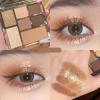 7 Colors Makeup Eye Shadow - Smooth Fine &Flash Lasting &Transparent Shell Matte - Aesthetic Eye Makeup Eyeshadow Palette Warm Neutral Nudes Makeup Pallet for Dating Woman Christmas Cosmetic Gift Se view 2