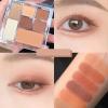 7 Colors Makeup Eye Shadow - Smooth Fine &Flash Lasting &Transparent Shell Matte - Aesthetic Eye Makeup Eyeshadow Palette Warm Neutral Nudes Makeup Pallet for Dating Woman Christmas Cosmetic Gift Se view 4