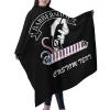Custom Barber Cape Hairdresser Cape, Add Your Photo Text or Logo Personalized Salon Cape for Men, Customized Hair Cutting Cape for Home Salon Barbershop view 2