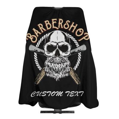 Custom Barber Cap, Add Your Photo Text or Logo Personalized Hairdresser Salon Cape for Men, Customized Hair Cutting for Home Salon Barbershop