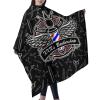 Custom Barber Cape - Add Your Photo, Text or Logo Personalized Salon Cape for Men, Customized Hair Cutting for Home Salon Barbershop view 2