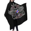 Custom Barber Cape Hairdresser Cape, Add Your Photo Text or Logo Personalized Salon Cape for Men, Customized Hair Cutting Cape for Home Salon Barbershop view 2
