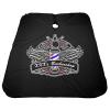 Custom Barber Cape Hairdresser Cape, Add Your Photo Text or Logo Personalized Salon Cape for Men, Customized Hair Cutting Cape for Home Salon Barbershop view 4