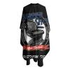 Custom Barber Cape Hairdresser Cape, Add Your Photo Text or Logo Personalized Salon Cape for Men, Customized Hair Cutting Cape for Home Salon Barbershop view 3