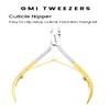 GMI-TWEEZERS - Professional Cuticle Remover, Cuticle Pusher And Cuticle Trimmer - Manicure Tool Cuticle Nippers - Durable Cuticle Cutter For Finger And Nail - Instant Cuticle Kit (Gold) view 2
