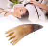 Horn Comb, Massage Comb Horn Shape Smoothly Appearance Portable Delicate Teeth Scalp Massager Brush view 3