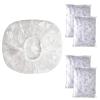 500PCS Disposable Shower Caps, Clear Plastic Elastic Bath Cap Waterproof Bath Hair Cap for Women Spa,Hotel and Hair Salon view 1