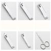 LOYONA Nail Clippers Set Adult Large Pedicure Nail Clippers Set Stainless Steel Household Nail Clippers Set Silver 13-Piece Nail Clippers Tool Sharp Toenail and Fingernail Clippers view 4