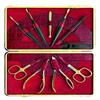 LOYONA 10 Pieces Luxurious Women's Manicure Set Handcrafted in Germany Nail Grooming Kit in 's Lustrous Surface Leather Case view 3