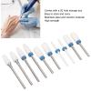 10pcs Nail Drill Bits Sets, Electric Nail File and Ceramic Acrylic Gel Nail Bit Kit, Cuticle Remover Bits for Manicure Pedicure, Nail Art Tools view 4