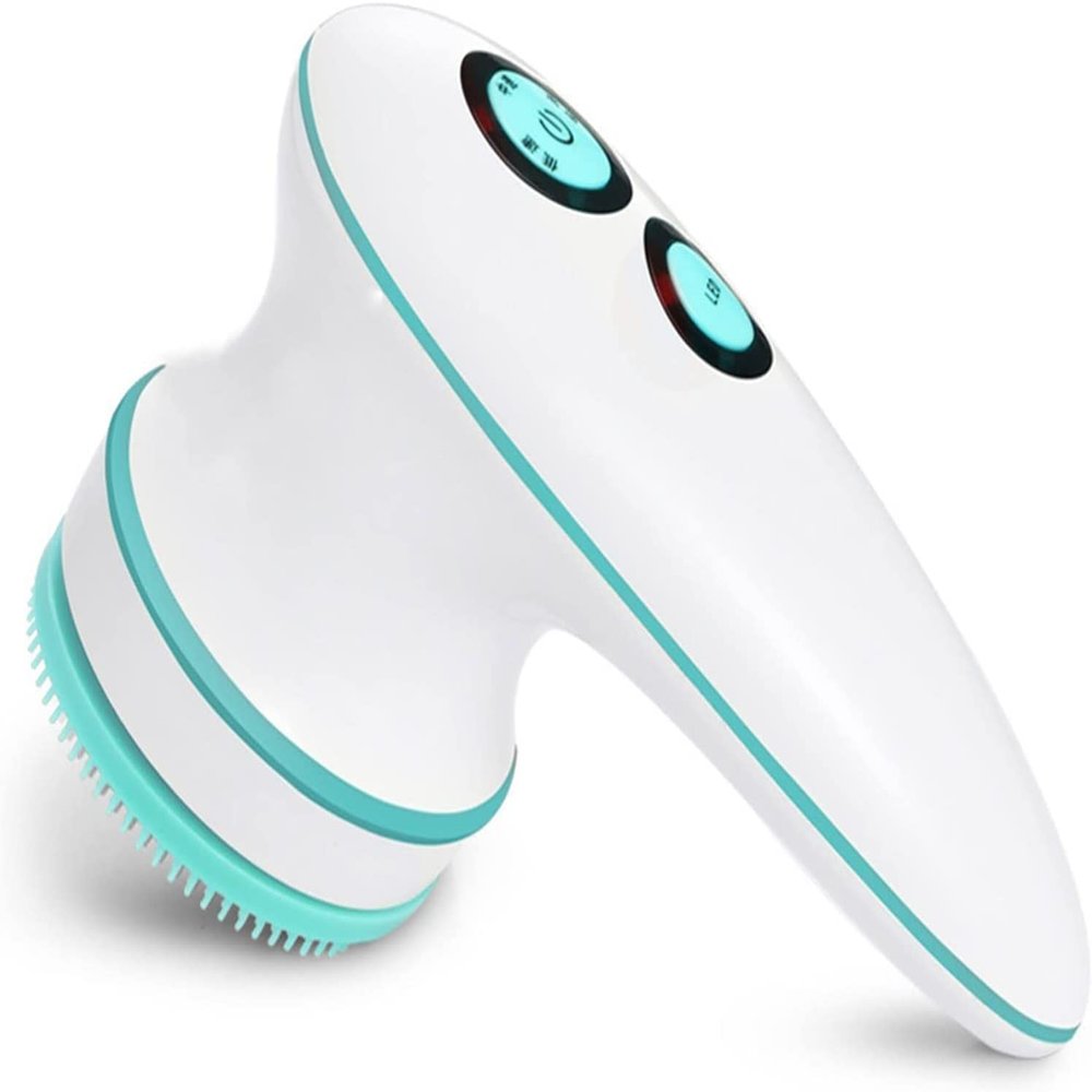 DULASP USB Charging Silicone Cleansing Brush, Multifunctional Waterproof Cleansing Instrument, Facial Cleansing Brush with Multi-Speed Adjustment, for Deep Cleansing (Color : Blue)