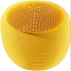 DULASP Facial Cleansing Brush, Electric Silicone Face Scrubber, Rechargeable Waterproof Facial Skin Cleaning Brush with Intelligent Light Reminder (Color : Yellow) view 1