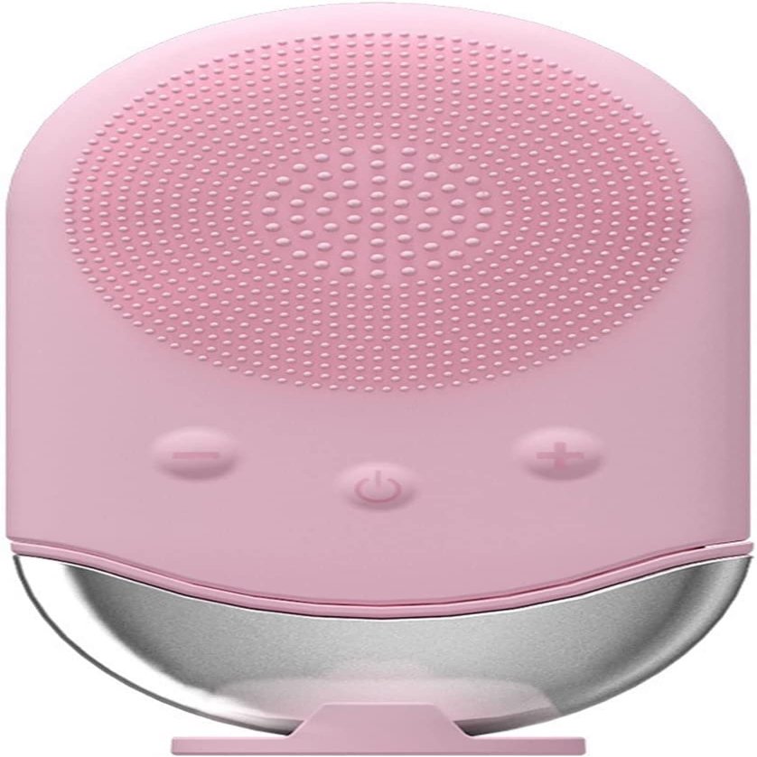 DULASP Facial Cleansing Brush,Sonic Face Brush Silicone Electric Facial Washing Cleansing Brush Version Electric Deep Cleaning Waterproof Skin Care Tool