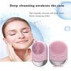 DULASP Facial Cleansing Brush,Sonic Face Brush Silicone Electric Facial Washing Cleansing Brush Version Electric Deep Cleaning Waterproof Skin Care Tool view 4