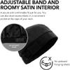 Hairbrella Premium Satin-Lined Mens Sleep Cap, Wave Cap, Adjustable Durags for Men, Durag Alternative for 360 Waves XL Paloma view 3