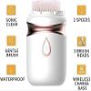 DULASP Facial Cleansing Spin Brush Set, 2 Speeds Electric Face Scrubber Cleanser Brush, Face Brush for Gentle Exfoliation and Deep Scrubbing view 4