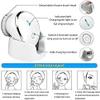 DULASP Facial Cleansing Brush Face Scrubber, USB Charging Dustproof Face Brush, Electric Spin Cleansing Brush for Exfoliating Deep Cleaning Skin view 3