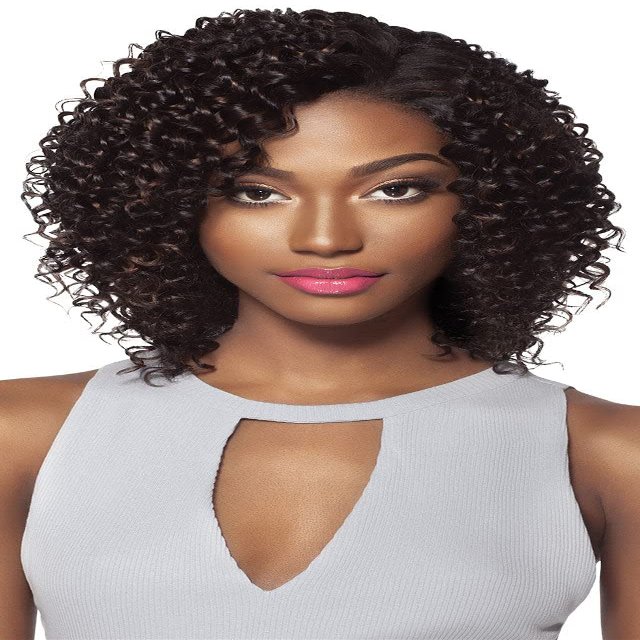 Outre Purple Pack Curly Wavy Style Human Hair Weaves - FRENCH KISS 14 (T1B/30)