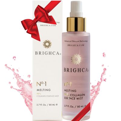 BRIGHCA Melting 90% Collagen Essence Mist  Marine Collagen Face Spray, Hydrating & Anti-Aging, Soothing K-Beauty Skincare, Instant Refresh for Radiant Skin (2.7 fl oz)