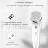 DULASP Electric Facial Cleansing Brush, USB Rechargeable Waterproof Face Brush with 4 Brush Heads, Spin Face Brush Set for Gentle Exfoliation and Deep Scrubbing (Color : White) view 4