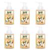 SoF Hydrating Foaming Hand Wash - With Organic Agave Nectar & Coconut Oil- Vegan & Non GMO- Free From Phthalates, Sulfates & Parabens- Sweet Almond - 8 oz Bottle 6 Pack view 1